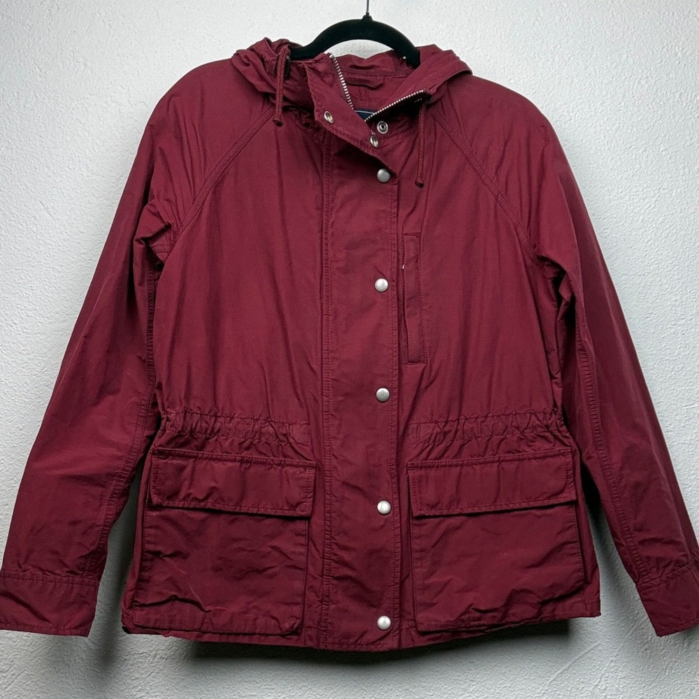Gap Garnet Utility Jacket - M - Hooded Cinched Waist 534001-01 Gorpcore Utility